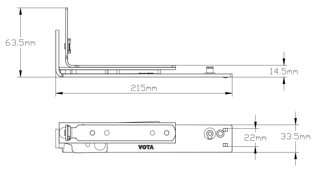 【沃特牌】VT-330A承重型可调尼阻窗撑
