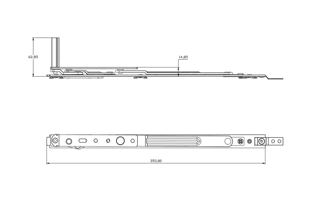 【沃特牌】VT-339A-13.5承重型可调窗撑