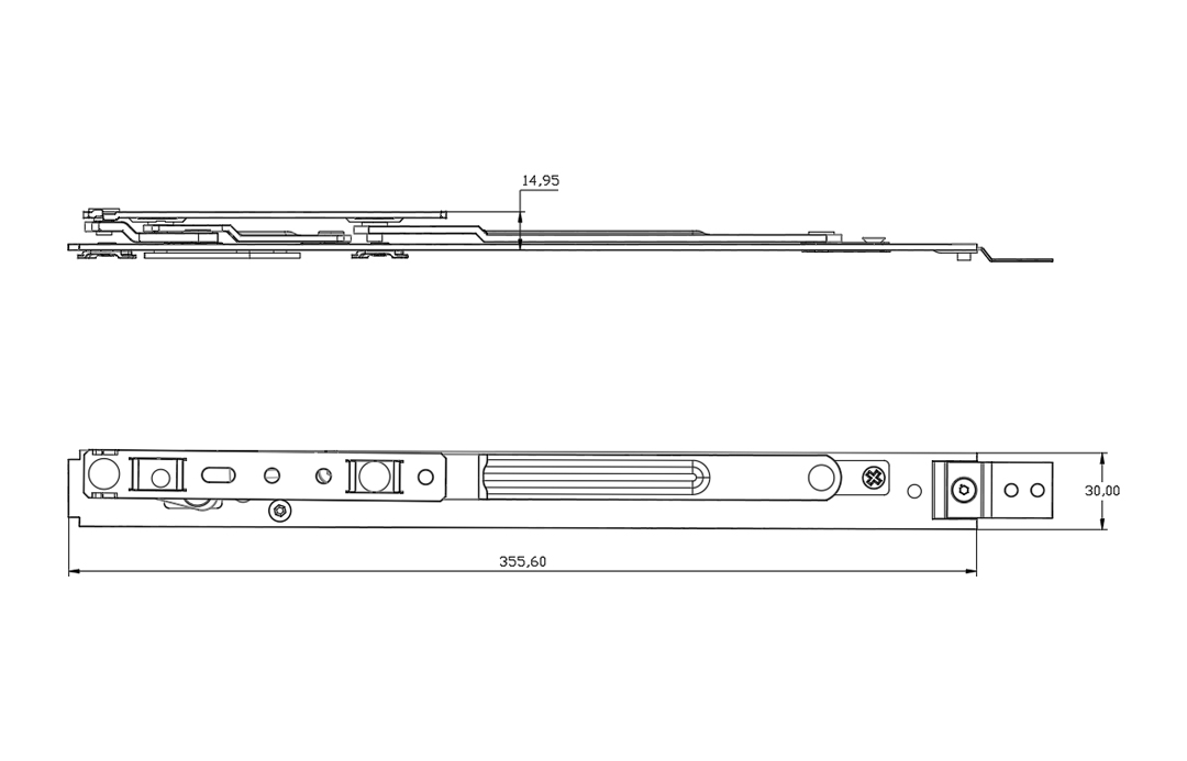 【沃特牌】VT-339-23承重型可调窗撑